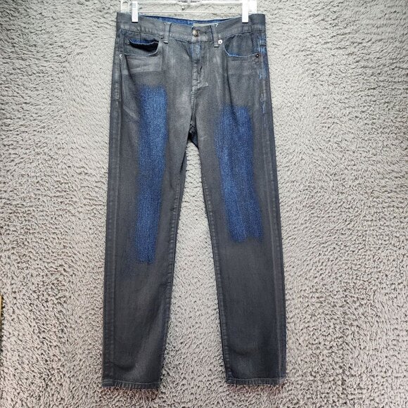 Standard Cloth Jeans Mens 30x30 Gray & Blue Skinny Tapered - Picture 1 of 15